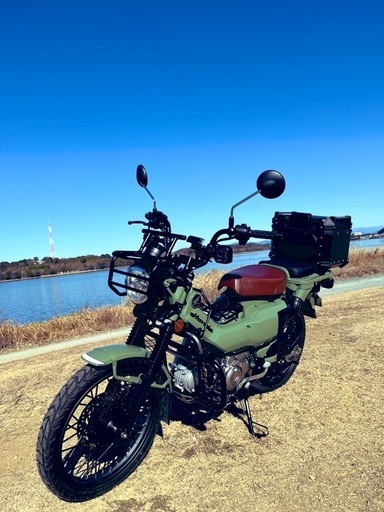 23日まで！ハンターカブ125　JA-65ミリタリー風こだわりカスタム