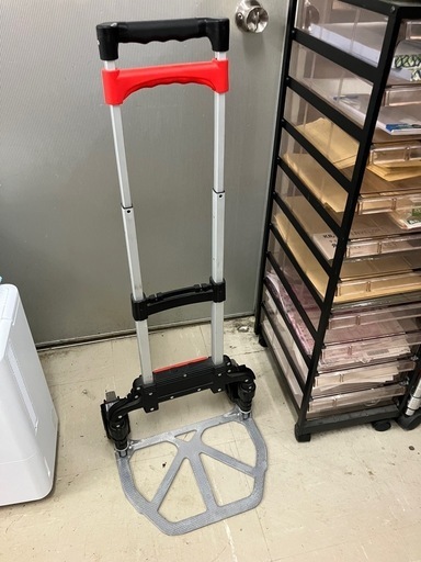 O2409-220 キャリーカート 折りたたみ キズ・汚れあり 中古
