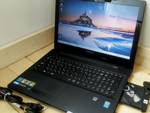 LENOVO G50/windows10/i3-4005U 1.7GHz/RAM 8GB/SSD新品256GB