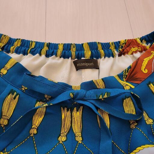セール】manipuri 別注 ストレートパンツ ボタニカル 0151405001 