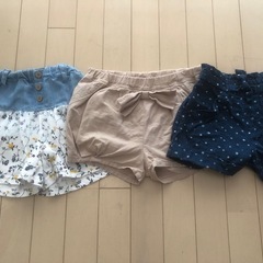 110cm 女児ショートパンツ