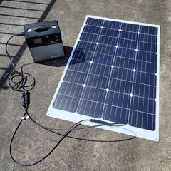 【中古】suaoki ポータブル電源 PS5B & ソーラーパネル100w セット