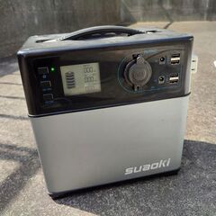【中古】suaoki ポータブル電源 PS5B & ソーラーパネル100w セット