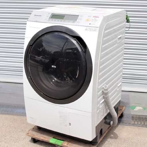 T323) パナソニック NA-VX7600L 洗濯10kg 乾燥6kg 2016年製 左開き 泡洗浄 ヒートポンプ乾燥 ドラム型洗濯機 Panasonic 10.0kg