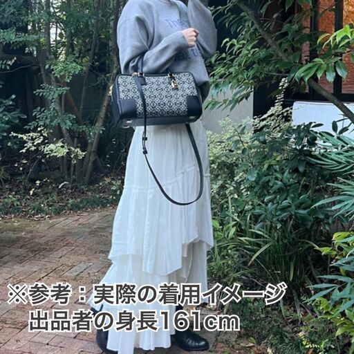 ☆美品☆ LOEWE アマソナ28 アナグラム ジャカード カーフ 28cm 