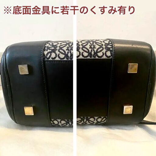 ☆美品☆ LOEWE アマソナ28 アナグラム ジャカード カーフ 28cm 