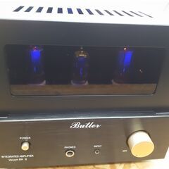 🌟安心の動作保証付き🌟Butler バトラー vacuum 6w Ⅱ 真空管式プリメインアンプ 保証有り【愛千130】