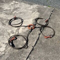台付けワイヤー　4本取