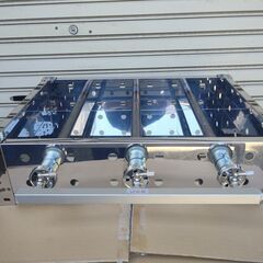 鉄板焼き　６ミリ鉄板　お好み焼きそば　学園文化祭り　３辺フチ付　グリラー　キャンプ　ＢＢＱ　プロパンガスグリドル　鉄板焼き機器　屋台　店舗　祭り　幅60　新品未使用品