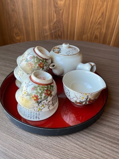 九谷暁岳　茶器セット