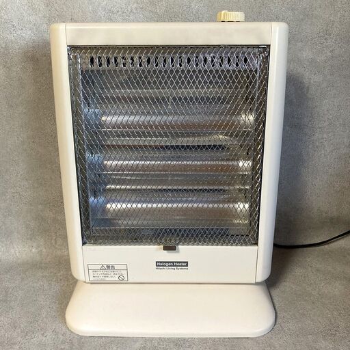 【終】【G562】HITACHI/ 日立 /ハロゲンヒーター/ 電気ストーブ /HLH-104 /約3畳〜7畳/2012年製/動作確認済