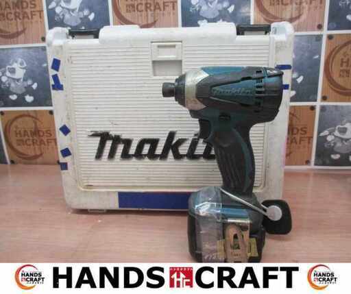 makita マキタ TD134DX2 インパクトドライバ 中古品 14.4V バッテリー×2 充電器無【ハンズクラフト宜野湾店】