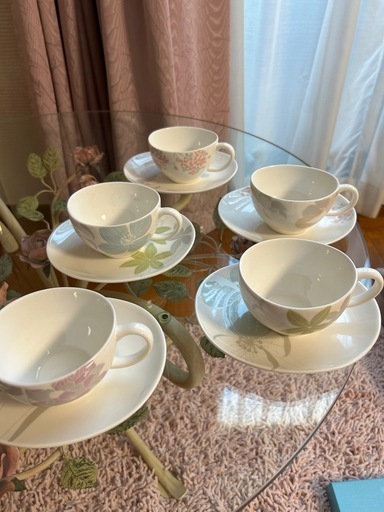 ティーカップ\u0026ソーサー　ブルーム Bloom白山陶器