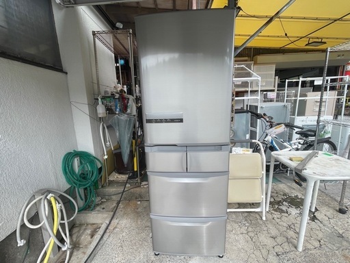 【リサイクルサービス八光】2015年製　日立　ビッグ＆スリム60 冷蔵庫（415L） 右開き5ドア ソフトブラウン R-K42E T