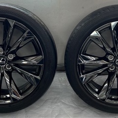 美品 レクサス LS500 Fスポーツ 純正 20インチ 8.5j/9.5j PCD120 黒塗装品 レクサス LS500純正 OP ホイール 20インチホイール⁄タイヤ 希少 美品