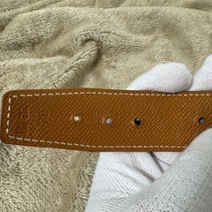 HERMES エルメスベルト　美品　Hバックル　黒　シルバー