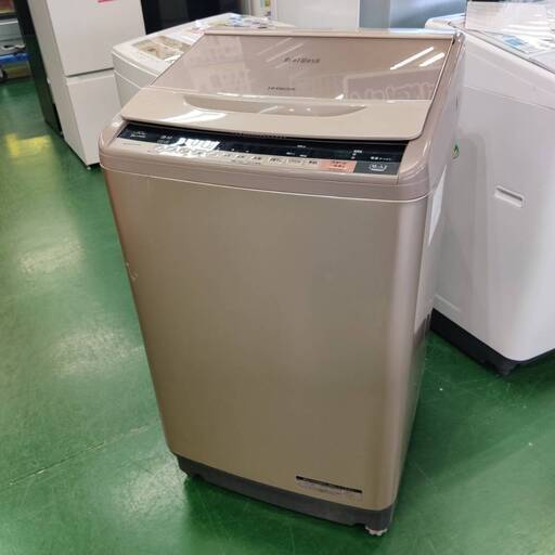 【愛品倶楽部柏店】 分解洗浄済★保証充実 HITACHI 2016年製 10.0kg 全自動洗濯機 BW-V100A ビートウォッシュ