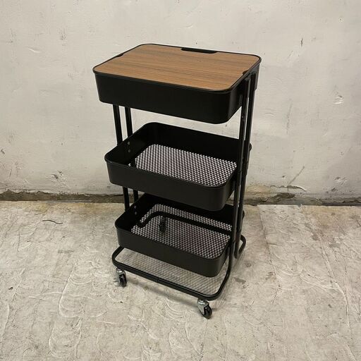 ◆期間限定・特別価格◆メッシュ 収納ワゴン ツールワゴン 便利収納