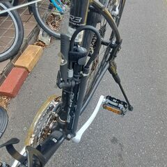 【リサイクルショップどりーむ鹿大前店】No.10650　人気のクロスバイク　整備済　ドリンクホルダー付き　空気入れ付き