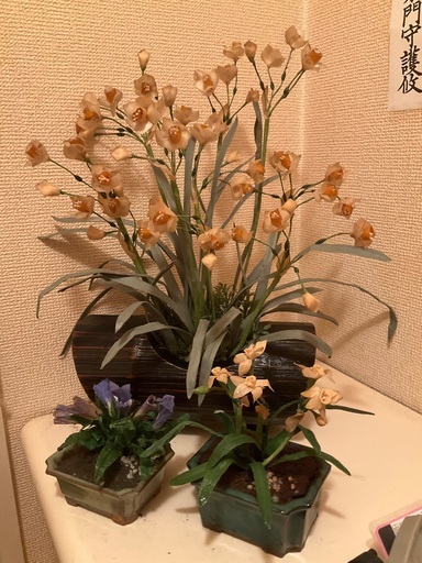 造花の飾り物