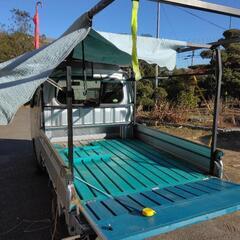 キッチンカー、移動販売、キャンピング等多用途可のベースフレーム(ハイゼットトラックジャンボ(S510P)用のカスタムメイド)