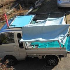 キッチンカー、移動販売、キャンピング等多用途可のベースフレーム(ハイゼットトラックジャンボ(S510P)用のカスタムメイド)