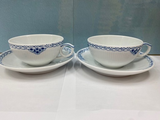 【愛品館江戸川店】ロイヤルコペンハーゲン プリンセス ペアカップ\u0026ソーサーID:102-027016-007