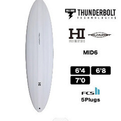 サーフボード サンダーボルト mid6 7.0