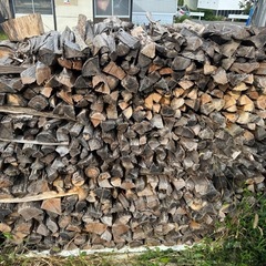 薪　広葉樹　キャンプなどに　軽トラ1台分
