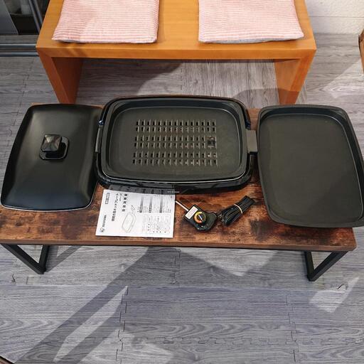 アイリスオーヤマ2020年製 網焼き風ホットプレート 美品