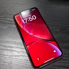 iPhoneXR 64GB RED 本体とケース