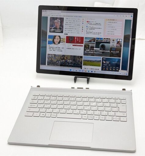 激安 Surface Book 2 第8世代i7 16GB SSD512 タブレット 13.5インチ Microsoft 中古パソコン Wi-Fi Bluetooth カメラ Windows11 Office済