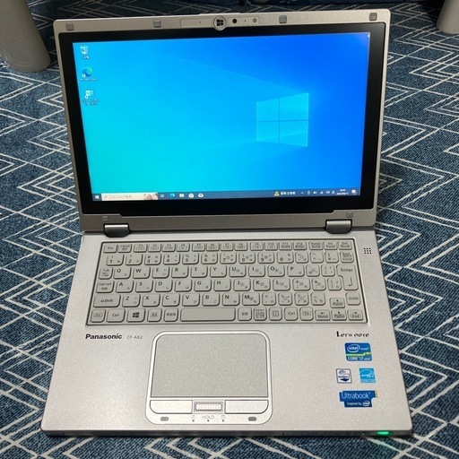 値下げしました。　★液晶画面及び全体も綺麗です。　Panasonicノートパソコン（Core i7モデル） CF-AX2 約1.14kg