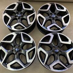 スバル GT系 XV 純正◇18in 7J +55 PCD100-5H◇SJフォレスター レガシィ