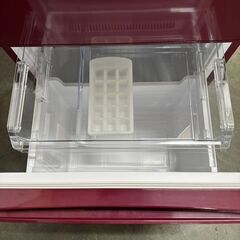 【AQUA】 アクア ノンフロン冷凍冷蔵庫 2ドア 184L 冷蔵130L 冷凍 54L AQR-18G レッド Y0247