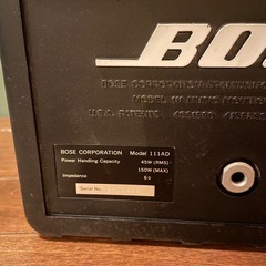 BOSE スピーカー　111AD ペア