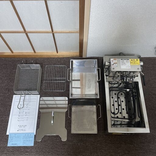 【売約済】マルゼン 電気オートリフトフライヤー MEF-3TALE 厨房/業務用 maruzen 卓上 電気フライヤー 2021年製