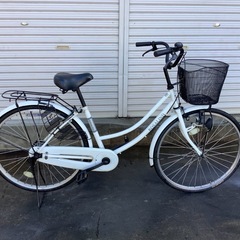 460  ROSALIND自転車  ママチャリ   26インチ　ホワイトボディー