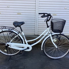 460  ROSALIND自転車  ママチャリ   26インチ　ホワイトボディー