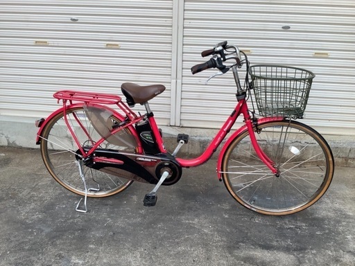 466  パナソニック新機種電動アシスト自転車vivi  DXSD   26インチレッド