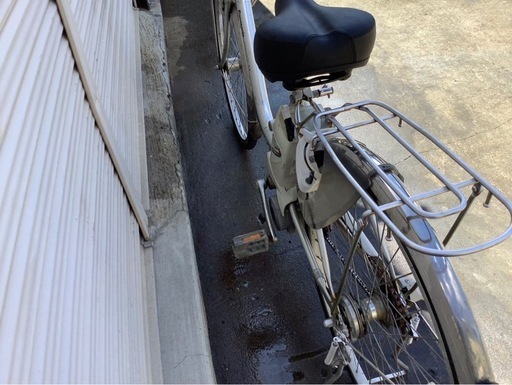 パナソニック新機種電動アシスト自転車viviss26インチシルバーボディー