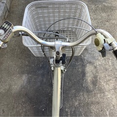 478  ブリヂストン電動アシスト自転車アシスタ   26インチシルバーアルミボディー