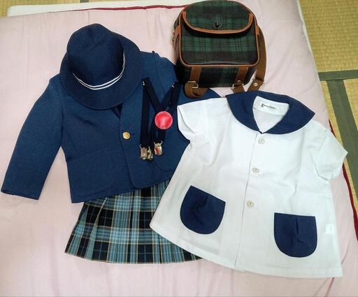 あいしゅう幼稚園女の子制服 春服 夏服 帽子 鞄