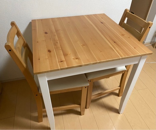 IKEA ダイニングテーブル＆イスセット 8月迄のセールプライス