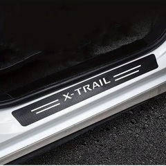 【新品】X-TRAIL ドアプロテクターガード　カーボンステッカ...