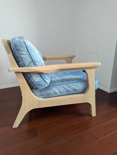 WTW TISMO SOFA DENIM 1S 1人用ソファ