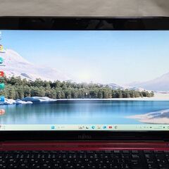 ?富士通?LifeBook?AH45R?赤美品?SSD?WIN11?Office2021