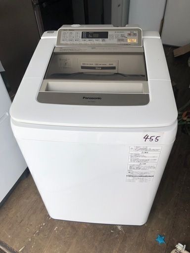 NO 455 福岡市内配送設置無料✨ パナソニック Panasonic 全自動洗濯機（9.0kg） 即効泡洗浄 エコナビ シャンパン NA-FA90H2-N