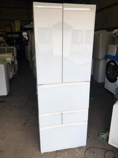 NO 467 福岡市内配送設置無料✨ 東芝 TOSHIBA 冷蔵庫 （462L・フレンチドア） 6ドア FDシリーズ クリアシェルホワイト GR-K460FD（ZW）