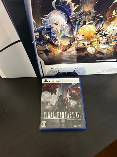 美品　ps5 slim ディスクドライブ版　FF16セット